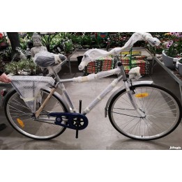 Városi bicikli férfi vázas használt kerékpár